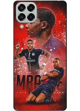 Силіконовий бампер чохол для samsung a12 з малюнком mbappe psg