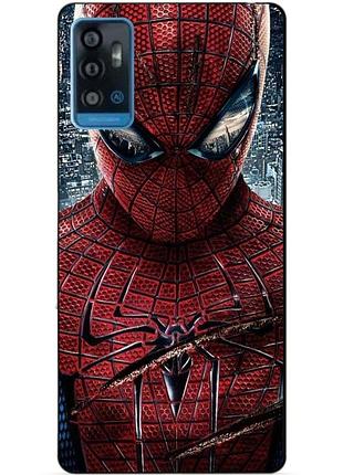 Чехол силиконовый бампер для zte blade a71 человек паук spider man