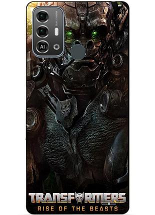 Силиконовый бампер чехол для zte blade a53 pro с рисунком оптимус праймал звероботы трансформеры transformers
