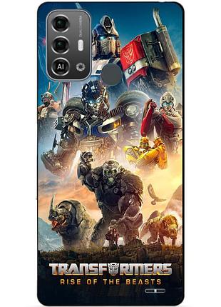 Силіконовий бампер чохол для zte blade a53 pro трансформери transformers звероботи