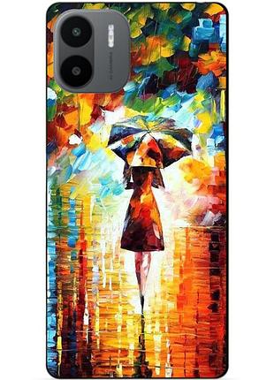Силіконовий чохол бампер для xiaomi redmi a2 / a1 з малюнком прогулянка
