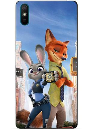 Силіконовий чохол бампер для xiaomi redmi 9a з малюнком джуді зверополіс zootopia