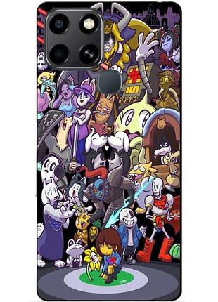 Силіконовий чохол бампер для infinix smart 6 з малюнком undertale андертейл