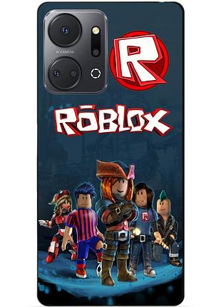 Силіконовий чохол бампер для huawei honor x7a з малюнком roblox роблокс