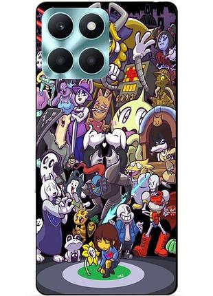 Чехол силиконовый бампер для huawei honor x6a с рисунком undertale андертейл