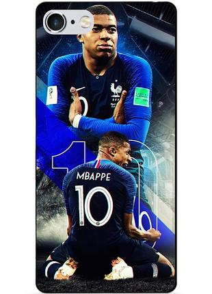 Силиконовый бампер чехол для iphone 6 с рисунком mbappe франция мбаппе