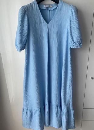 Gd cashmere муслінова сукня 100% бавовна, італія, xs/s