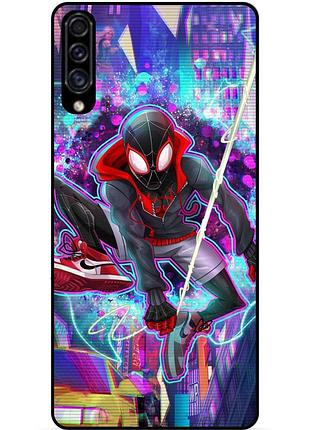Силіконовий чохол бампер для samsung a10s з картинкою spider man людина-павук
