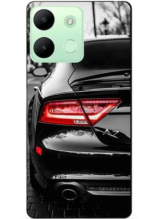 Силіконовий чохол бампер для infinix smart 7 hd з малюнком audi ауді машина авто