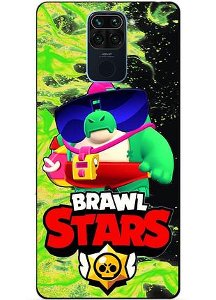 Силіконовий бампер чохол для xiaomi redmi note 9 з героєм бравл базз