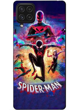 Силіконовий чохол бампер для samsung a12 spider man людина-павук