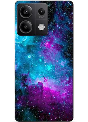 Чехол силиконовый бампер для xiaomi redmi note 13 5g с рисунком галактика космос