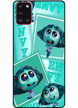 Чехол силиконовый бампер для samsung m51 с рисунком головоломка envy