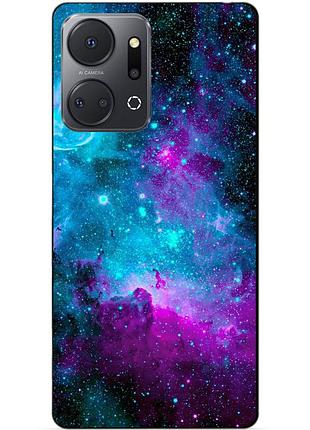 Силіконовий чохол бампер для huawei honor x7a з малюнком галактика космос