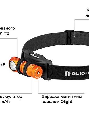 Ліхтар olight perun 2 mini, к:orange