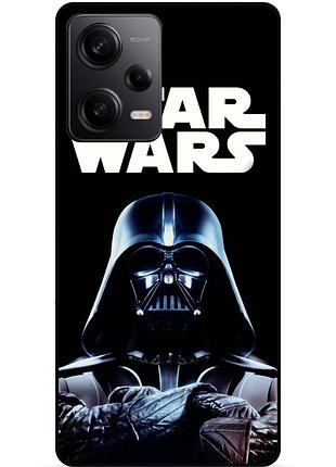 Силиконовый бампер чехол для xiaomi redmi note 12 pro 5g с рисунком star wars звездные войны дарт вейдер