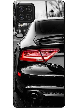 Чехол силиконовый бампер для samsung m53 5g с рисунком audi ауди машина авто
