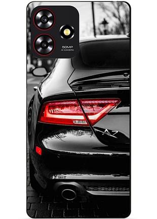 Чехол силиконовый бампер для zte blade a73 с рисунком audi ауди машина авто