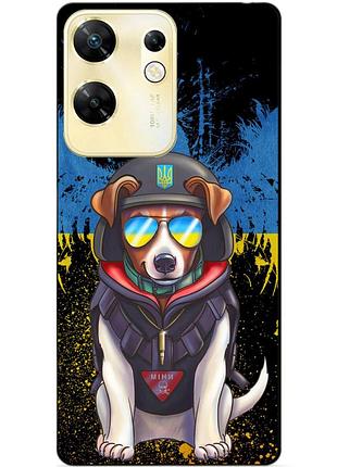 Чехол силиконовый бампер для infinix zero 30 4g с рисунком пес патрон