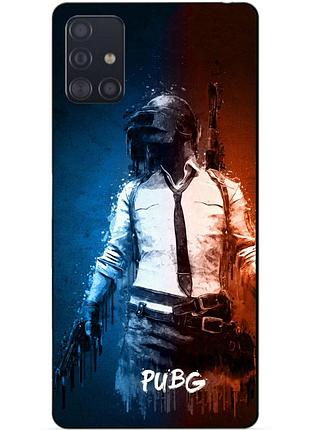 Чехол силиконовый бампер для samsung m31s с рисунком puвg пабг