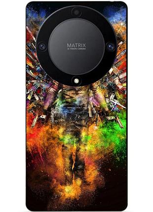 Чехол силиконовый бампер для huawei honor magic 6 lite с рисунком воин контр-страйк counter-strike