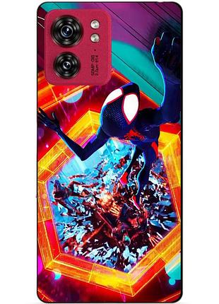 Силіконовий чохол бампер для motorola edge 40 з малюнком людина-павук spider man