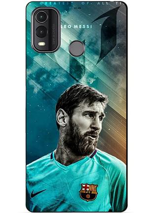 Силіконовий чохол бампер для nokia g11 plus з малюнком leo messi мессі