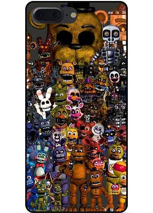 Силіконовий бампер чохол для iphone 7 plus з малюнком freddy фредді аніматроніки