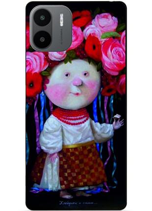 Силиконовый чехол бампер для xiaomi redmi a2 / a1 с рисунком украиночка гапчинская