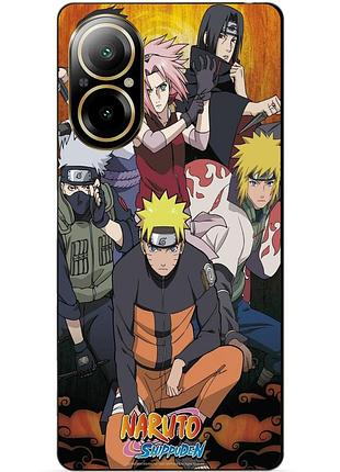 Силіконовий чохол бампер для realme c67 з малюнком naruto наруто аніме