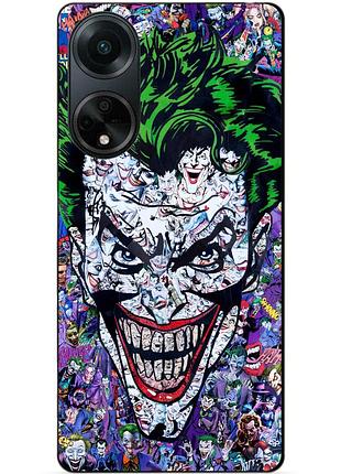 Силіконовий бампер чохол для oppo a98 з малюнком джокер joker
