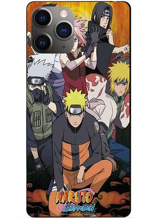 Силіконовий чохол бампер для iphone 11 pro max з малюнком naruto наруто аніме