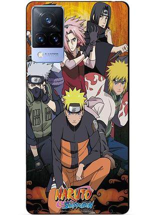 Силіконовий бампер чохол для vivo v21 з малюнком naruto аніме
