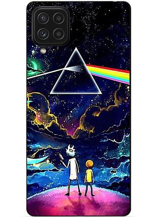 Силіконовий чохол бампер для samsung a12 з малюнком рік і морті rick and morty