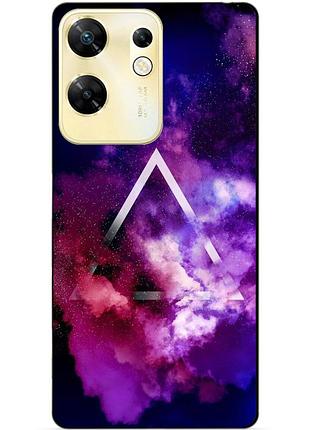 Чехол силиконовый бампер для infinix zero 30 4g с рисунком космос галактика