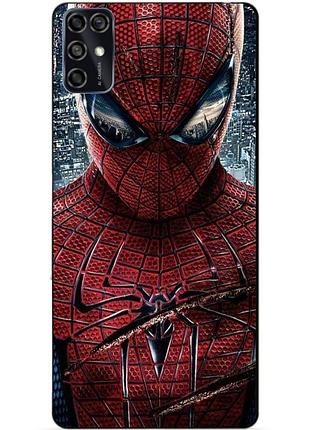 Чехол силиконовый бампер для zte blade v2020 smart человек паук spider man