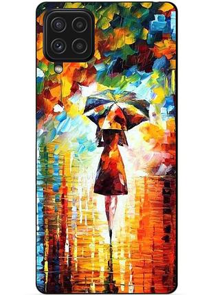 Силіконовий чохол бампер для samsung m53 5g з малюнком прогулянка