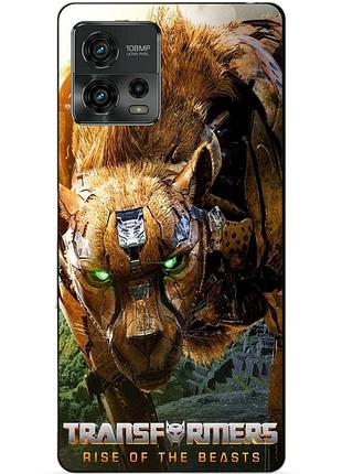 Силіконовий чохол бампер для motorola moto g72 з малюнком читор зверобати трансформери transformers