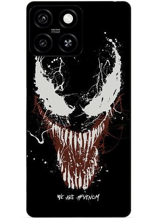 Силіконовий чохол бампер для zte blade a55 з малюнком веном venom