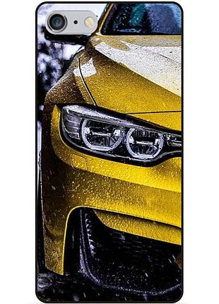 Силіконовий чохол бампер для iphone 6 plus з малюнком bmw бмв машина авто