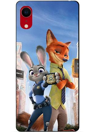 Силиконовый чехол бампер для iphone xr с рисунком джуди зверополис zootopia