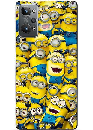 Силіконовий чохол бампер для realme gt2 з малюнком міньйони minion