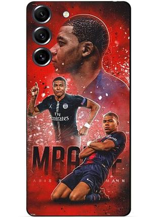Силіконовий бампер чохол для samsung s23 з малюнком мбаппе псж mbappe