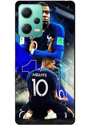 Силіконовий бампер чохол для xiaomi redmi note 12 5g з малюнком mbappe франція мбаппе