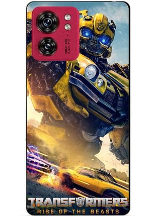 Силіконовий чохол бампер для motorola edge 40 з малюнком bumblebee бамблбі трансформери