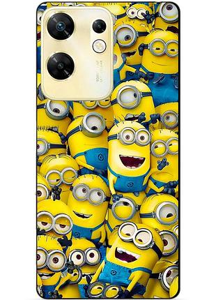 Чехол силиконовый бампер для infinix zero 30 4g с рисунком миньоны minion