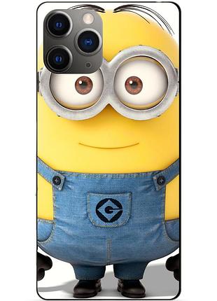 Силиконовый чехол бампер для iphone 11 pro max с рисунком миньон стюарт minion