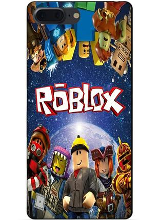 Силіконовий чохол бампер для iphone 8 plus з малюнком роблокс roblox
