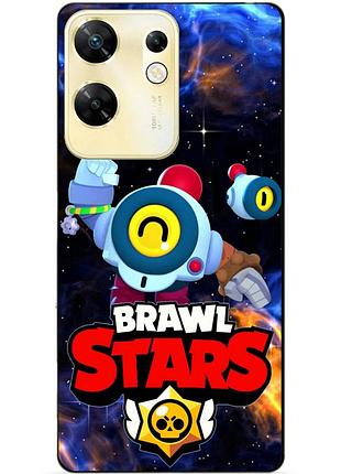 Силіконовий бампер чохол для infinix zero 30 4g/13 power з героєм космічний бравл нані