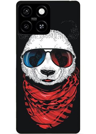Силіконовий чохол бампер для zte blade a55 з малюнком панда